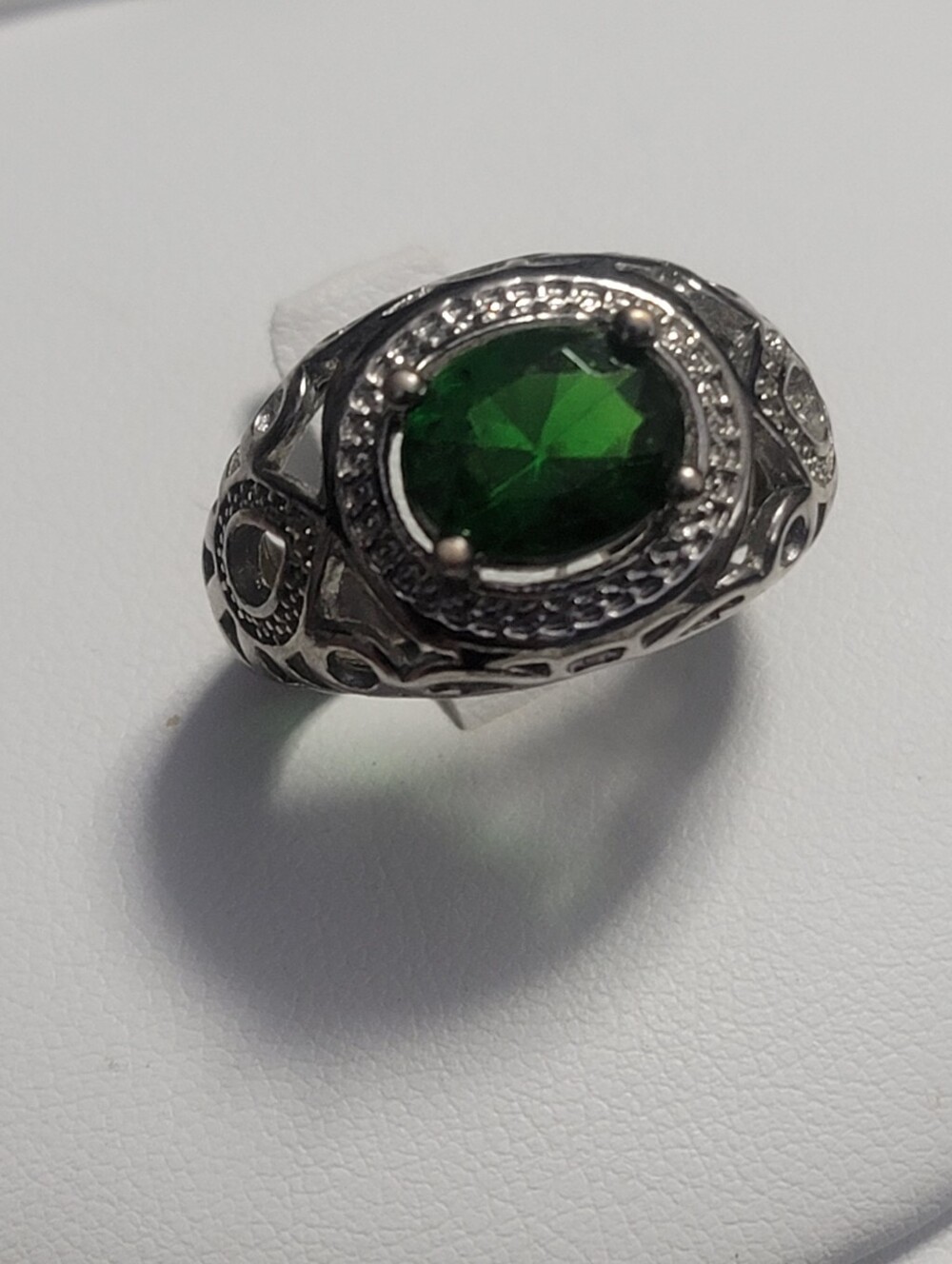 Chrome Diopside Sterling Silver Ring Size 7